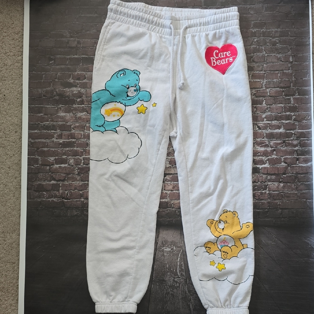 Care Bears White Junior's Sweatpants with Character Prints